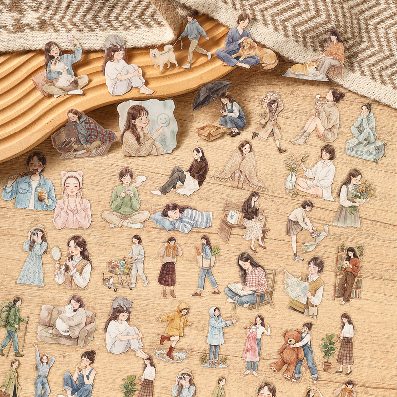 Embellishments For Scrapbooking - 1 paket/20 adet Sıcak Tonlu Suluboya