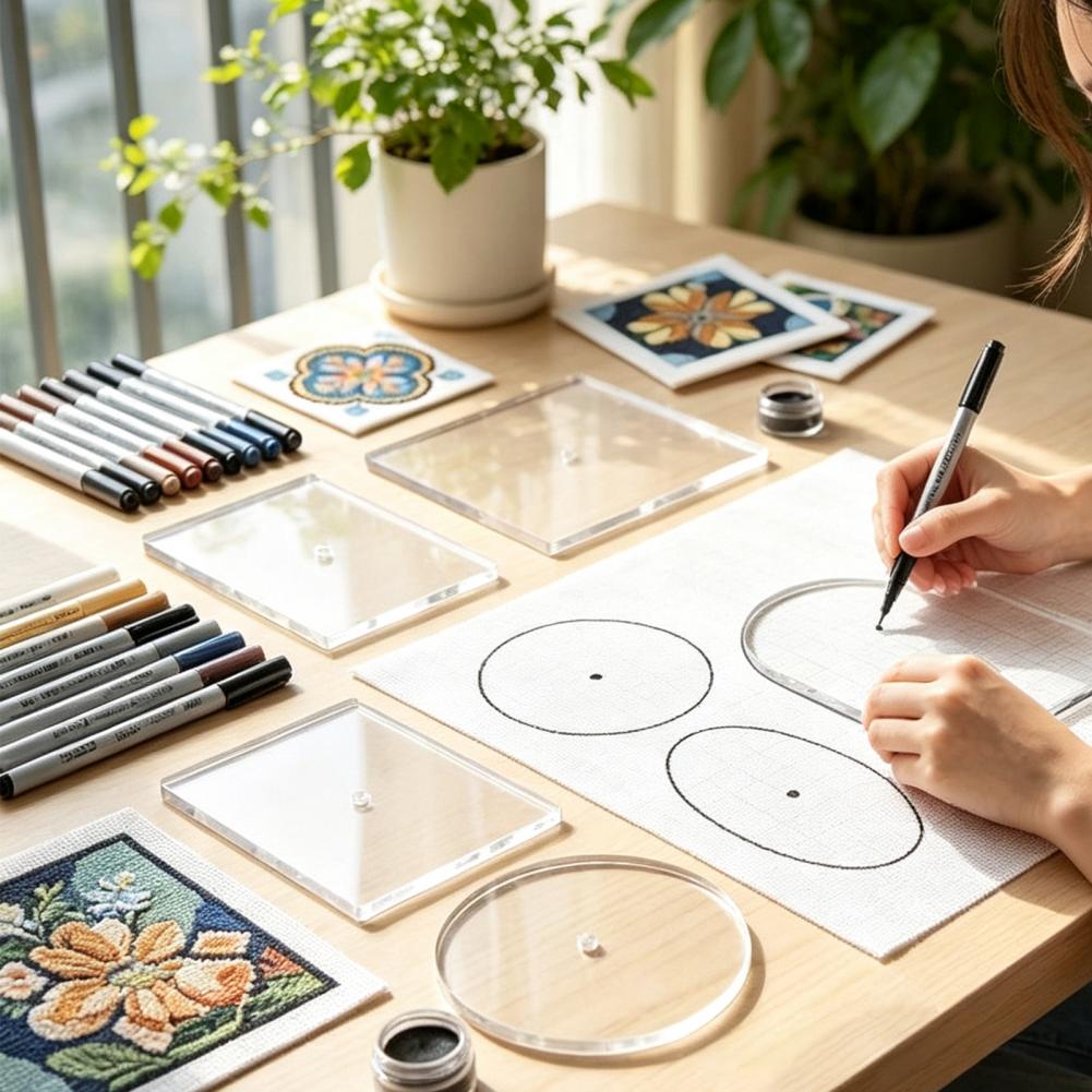 5 Parça Nakış Akrilik Şablon S - Embroidery Craft incelemesi ve fiyatı