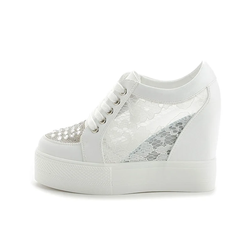 Moda Sneakers kadınlar Platfor - Crystal Mesh Fabric incelemesi ve fiyatı