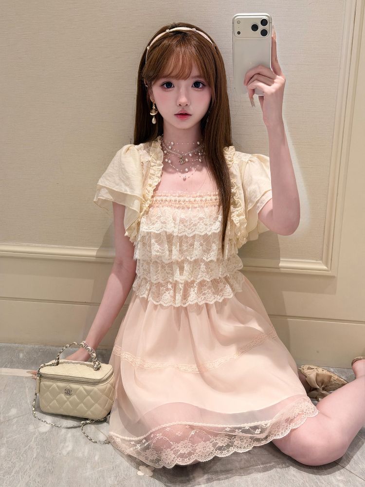 Japon Vintage Tatlı Lolita Elb - Elastic Lace Trim incelemesi ve fiyatı