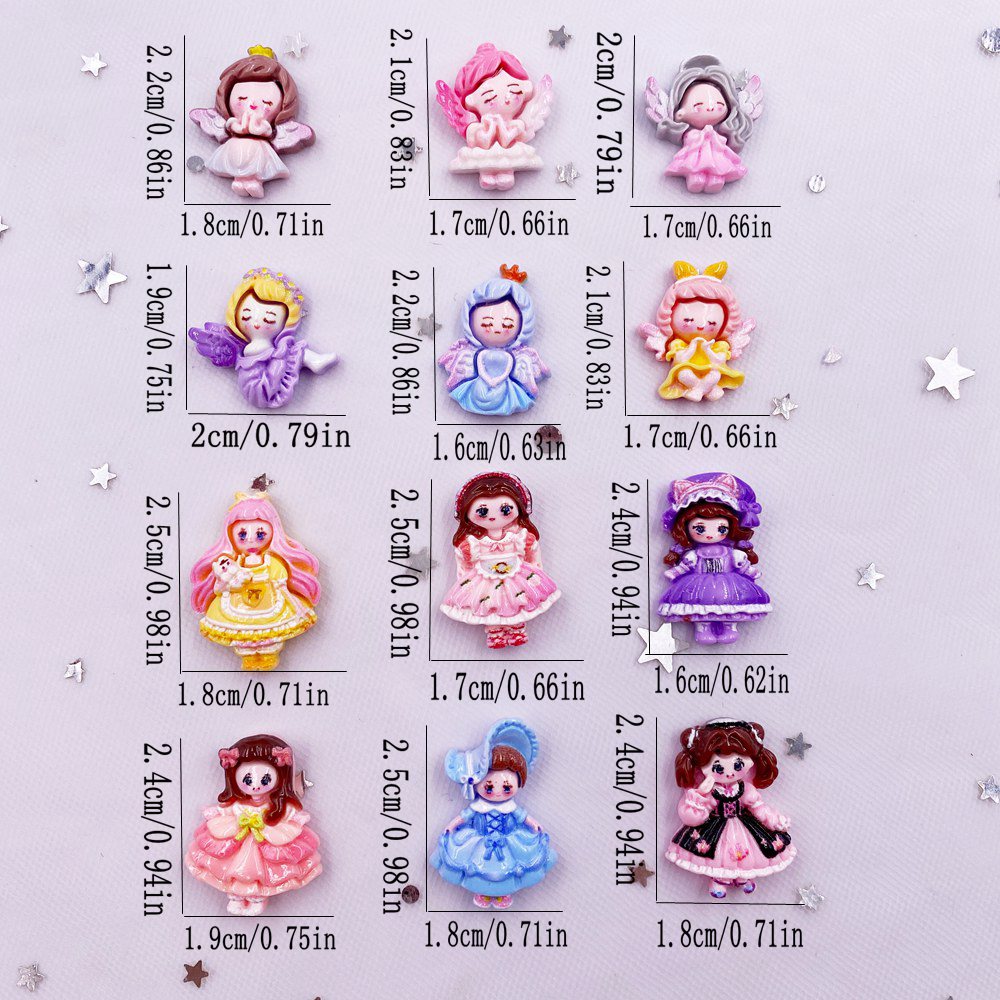 20 adet reçine renkli karikatü - Embellishments For Scrapbooking incelemesi ve fiyatı