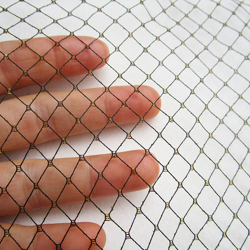 Elmas Desenli Siyah File Kumaş - Crystal Mesh Fabric incelemesi ve fiyatı
