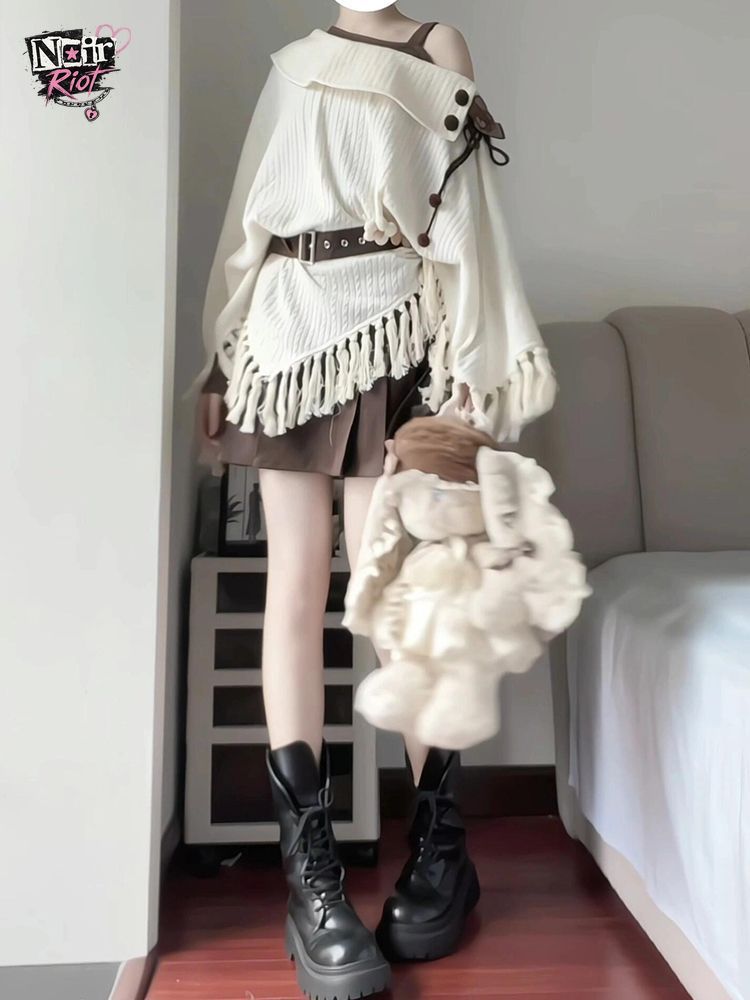 Japon Vintage Mori Kei 2 Parça - Tassel Fringe Trim incelemesi ve fiyatı